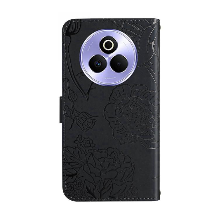 For Realme P3 Pro 5G Global HT03 Skin Feel Butterfly Embossed Flip Leather Phone Case