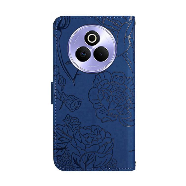 For Realme P3 Pro 5G Global HT03 Skin Feel Butterfly Embossed Flip Leather Phone Case