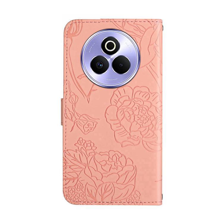 For Realme P3 Pro 5G Global HT03 Skin Feel Butterfly Embossed Flip Leather Phone Case