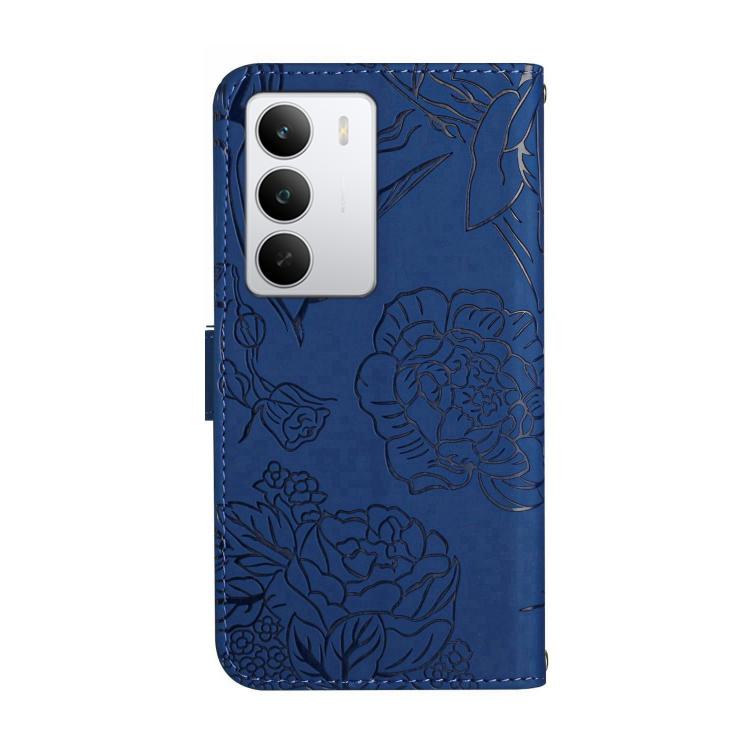 For Realme C71 4G HT03 Skin Feel Butterfly Embossed Flip Leather Phone Case