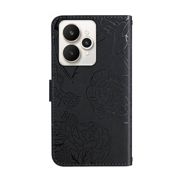 For Realme 15 5G Global / 15 Pro 5G Global HT03 Skin Feel Butterfly Embossed Flip Leather Phone Case