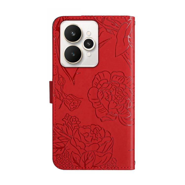 For Realme 15 5G Global / 15 Pro 5G Global HT03 Skin Feel Butterfly Embossed Flip Leather Phone Case