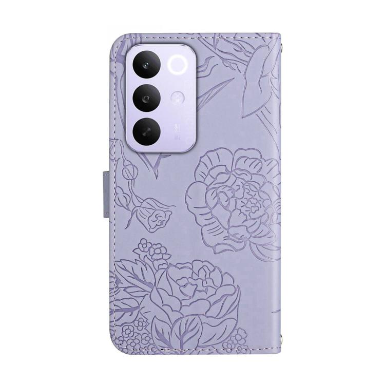 For Realme C85 Pro 4G HT03 Skin Feel Butterfly Embossed Flip Leather Phone Case