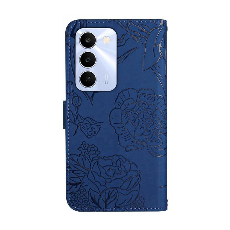 For Realme C83 5G HT03 Skin Feel Butterfly Embossed Flip Leather Phone Case