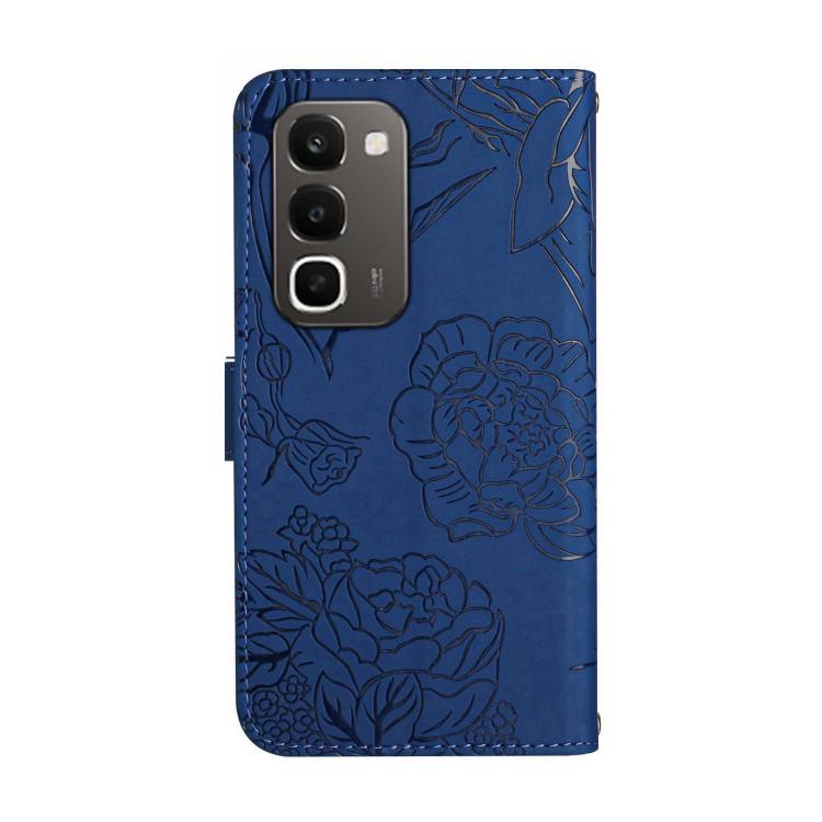 For Realme C100 4G HT03 Skin Feel Butterfly Embossed Flip Leather Phone Case