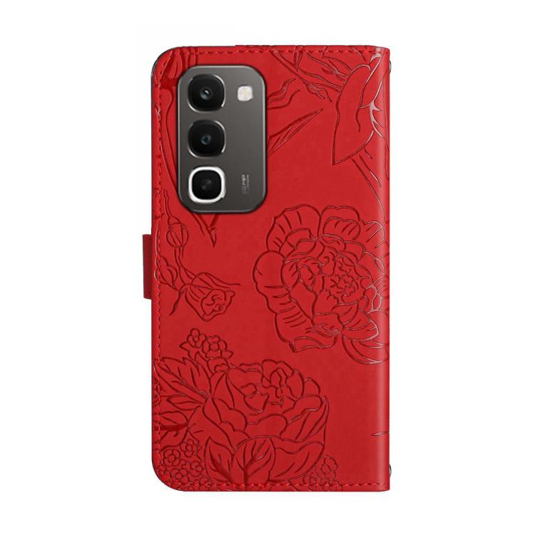 For Realme C100 4G HT03 Skin Feel Butterfly Embossed Flip Leather Phone Case