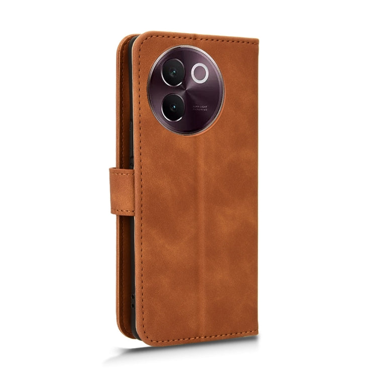 For vivo V30E 5G Skin Feel Magnetic Flip Leather Phone Case