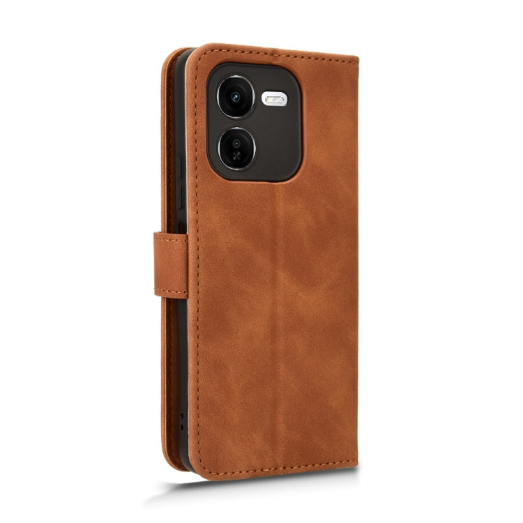 For vivo iQOO Z9X Skin Feel Magnetic Flip Leather Phone Case