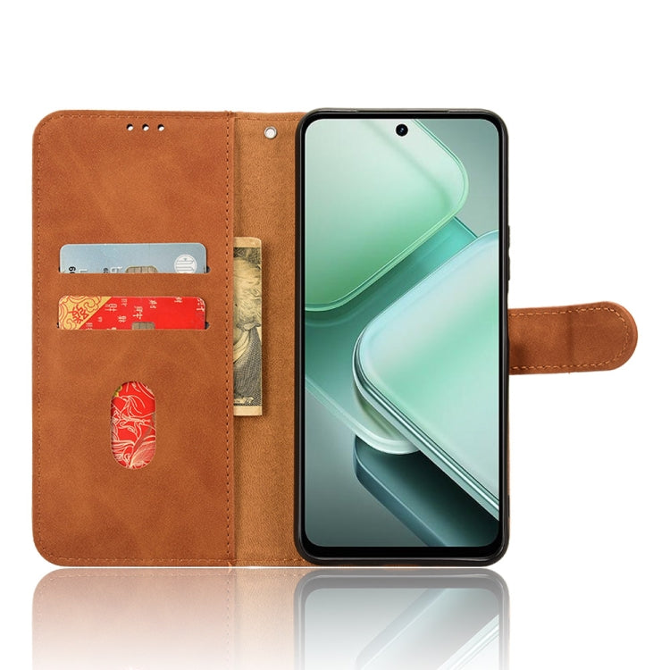 For vivo iQOO Z9X Skin Feel Magnetic Flip Leather Phone Case