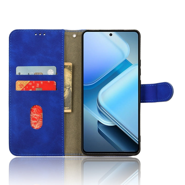 For vivo iQOO Z9 Skin Feel Magnetic Flip Leather Phone Case
