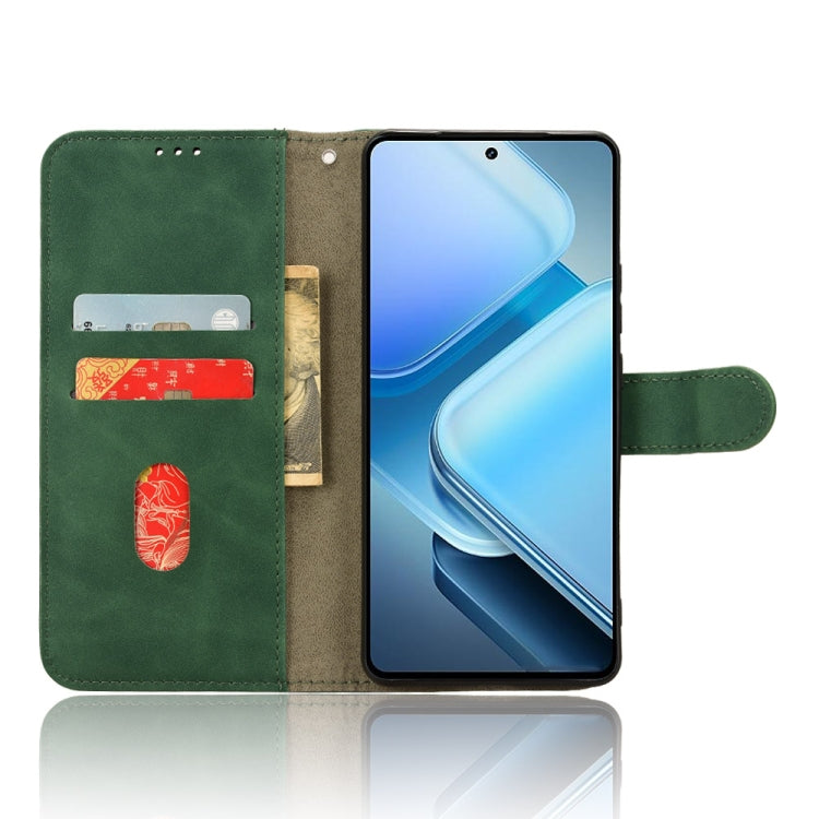 For vivo iQOO Z9 Skin Feel Magnetic Flip Leather Phone Case