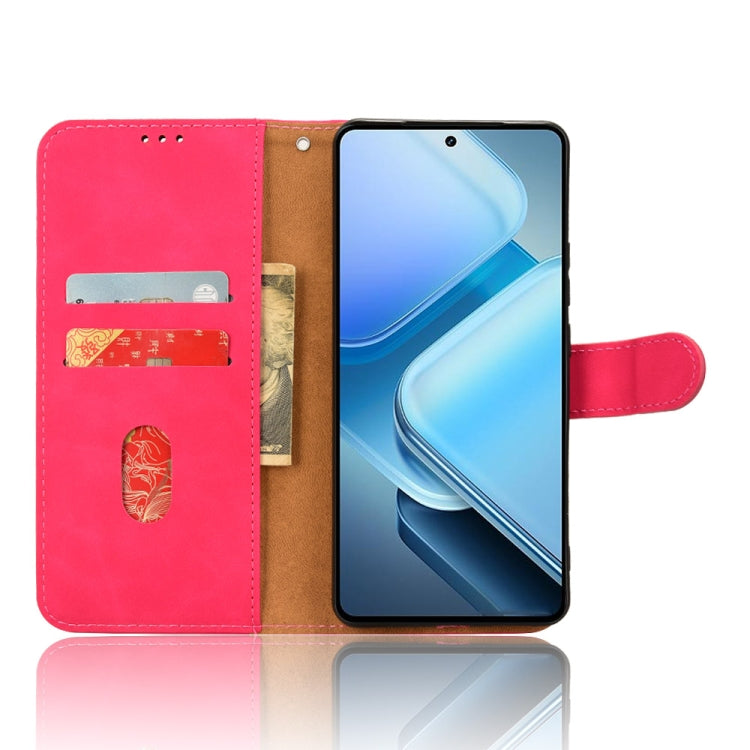 For vivo iQOO Z9 Skin Feel Magnetic Flip Leather Phone Case