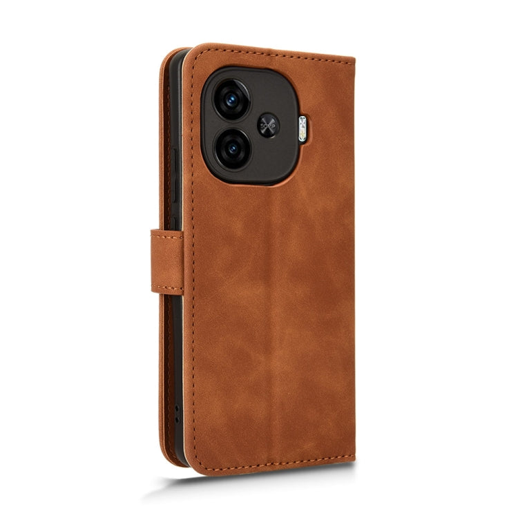 For vivo iQOO Z9 Skin Feel Magnetic Flip Leather Phone Case