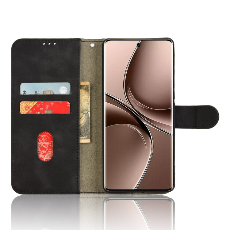 For vivo V40e 5G India / iQOO Z9s 5G Skin Feel Magnetic Flip Leather Phone Case