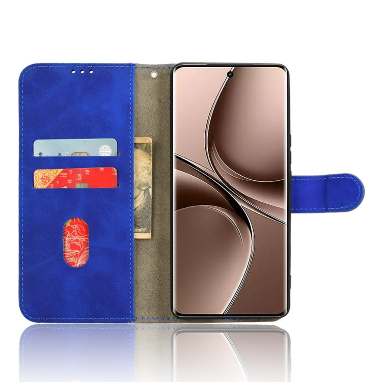 For vivo V40e 5G India / iQOO Z9s 5G Skin Feel Magnetic Flip Leather Phone Case