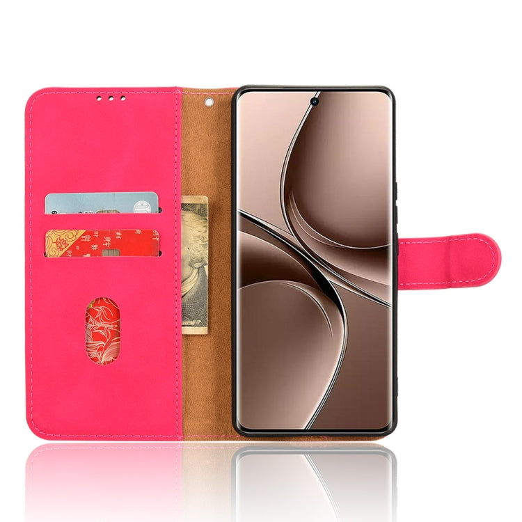 For vivo V40e 5G India / iQOO Z9s 5G Skin Feel Magnetic Flip Leather Phone Case