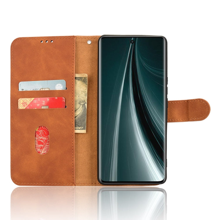 For vivo T3 Pro 5G India Skin Feel Magnetic Flip Leather Phone Case