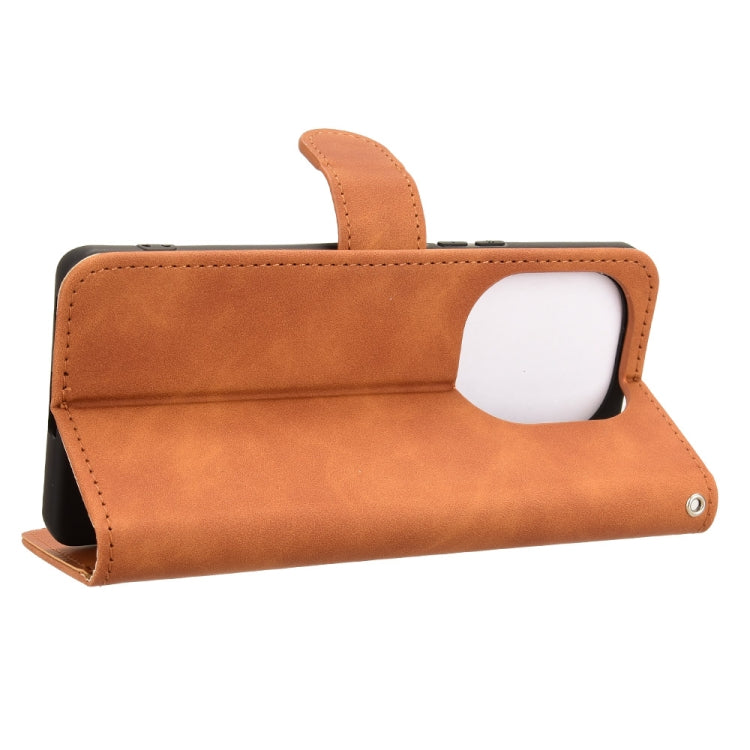 For vivo T3 Pro 5G India Skin Feel Magnetic Flip Leather Phone Case