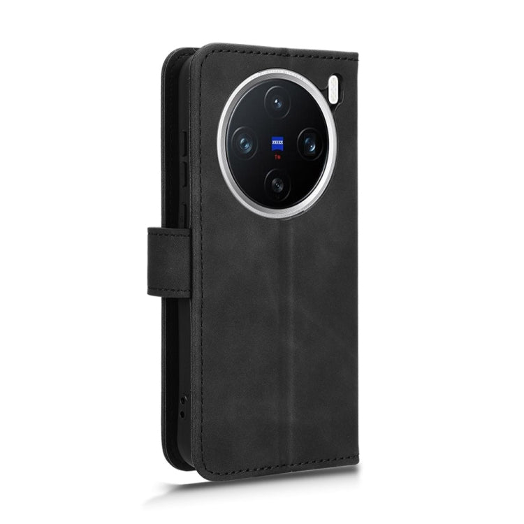 For vivo X200 5G Skin Feel Magnetic Flip Leather Phone Case