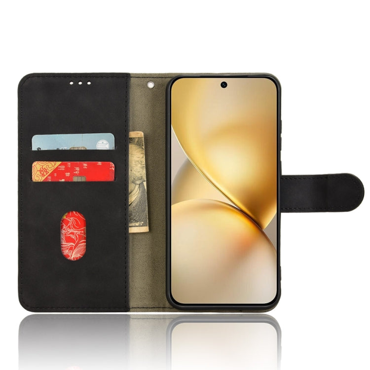 For vivo X200 5G Skin Feel Magnetic Flip Leather Phone Case
