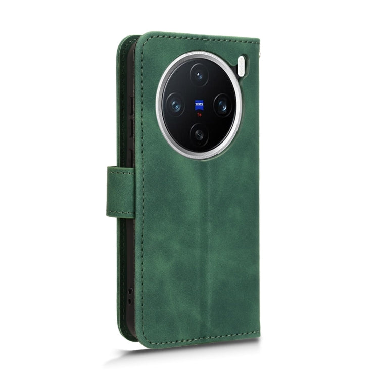For vivo X200 5G Skin Feel Magnetic Flip Leather Phone Case