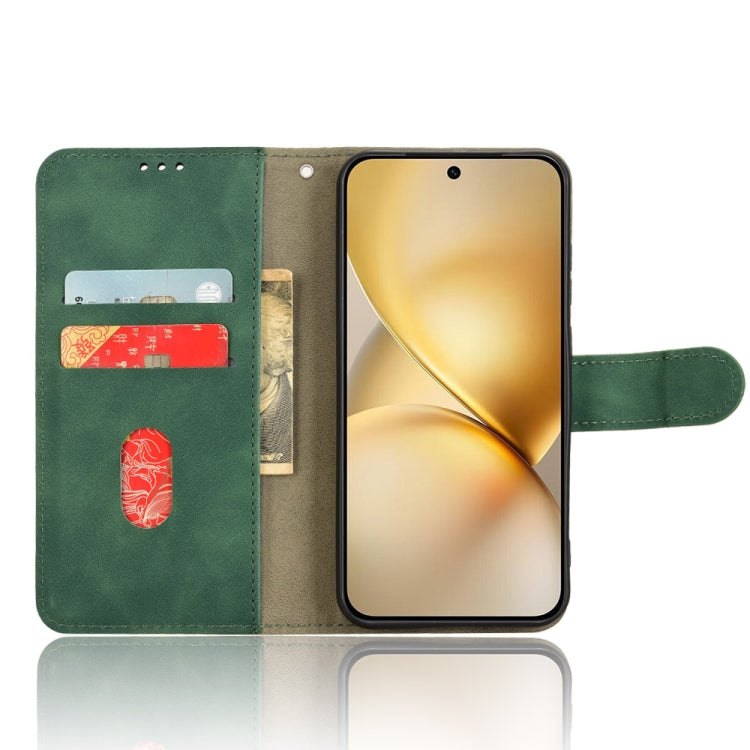 For vivo X200 5G Skin Feel Magnetic Flip Leather Phone Case