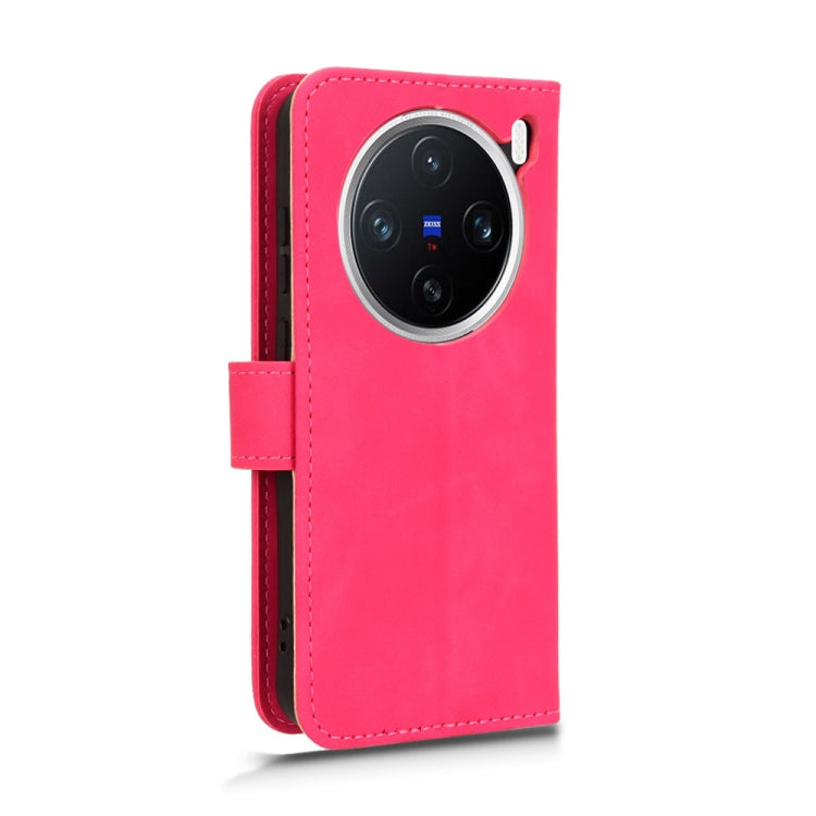 For vivo X200 5G Skin Feel Magnetic Flip Leather Phone Case
