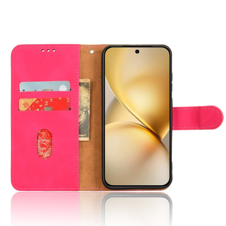 For vivo X200 5G Skin Feel Magnetic Flip Leather Phone Case