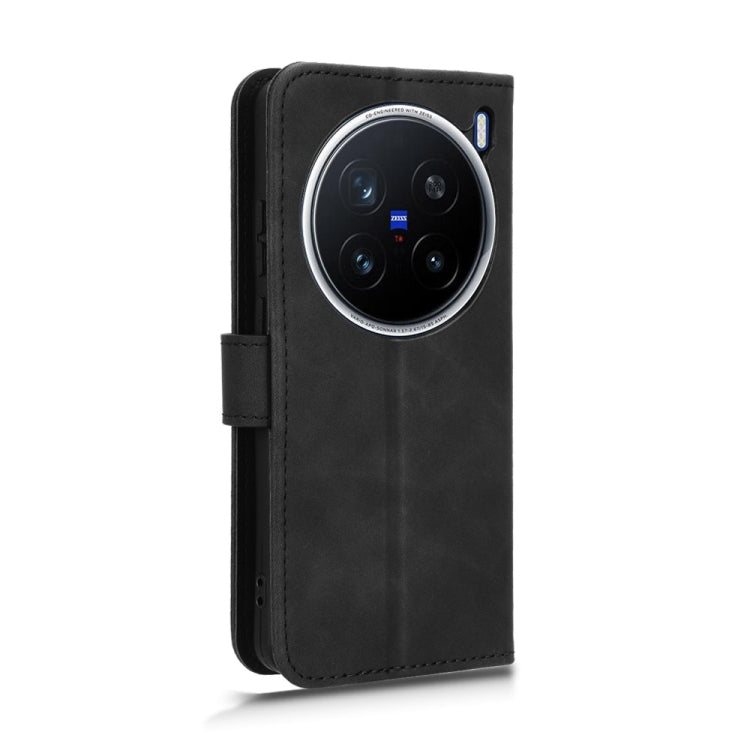 For vivo X200 Pro 5G Skin Feel Magnetic Flip Leather Phone Case