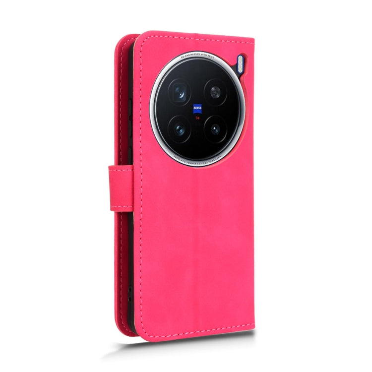 For vivo X200 Pro 5G Skin Feel Magnetic Flip Leather Phone Case