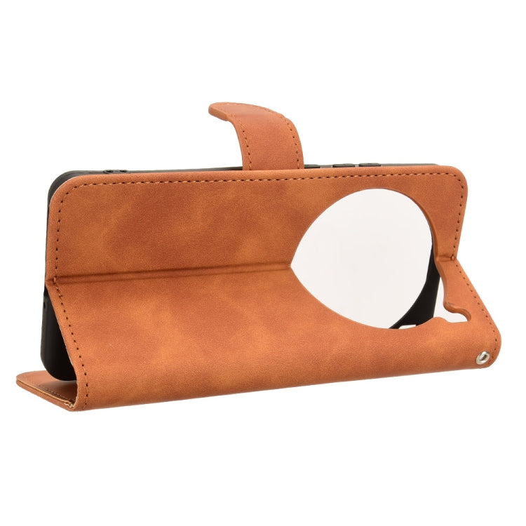 For vivo X200 Pro 5G Skin Feel Magnetic Flip Leather Phone Case