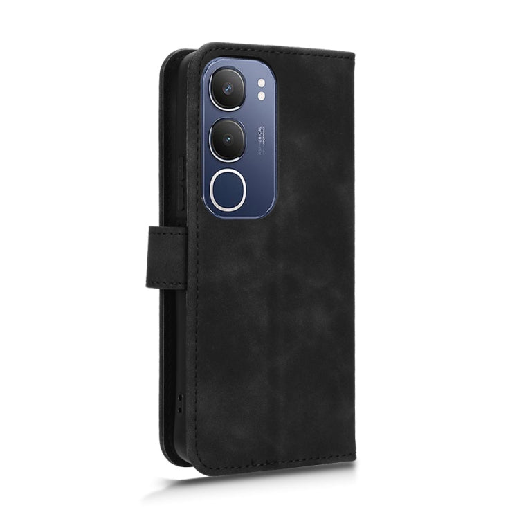 For vivo Y19s 4G Global Skin Feel Magnetic Flip Leather Phone Case
