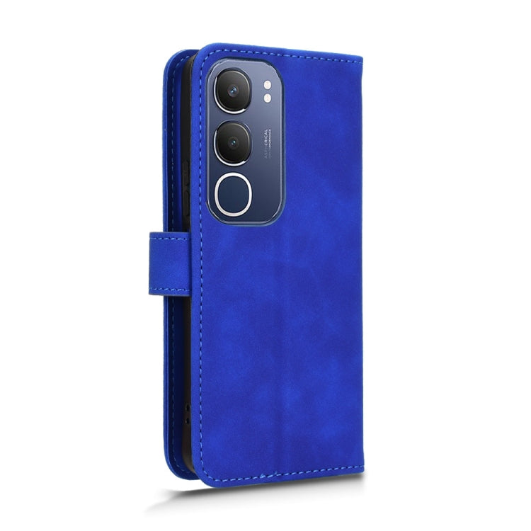 For vivo Y19s 4G Global Skin Feel Magnetic Flip Leather Phone Case