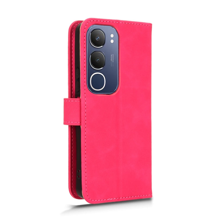 For vivo Y19s 4G Global Skin Feel Magnetic Flip Leather Phone Case