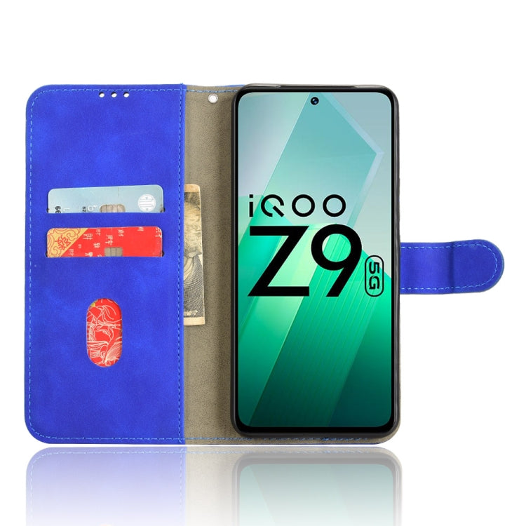 For vivo iQOO Z9 5G Global Skin Feel Magnetic Flip Leather Phone Case