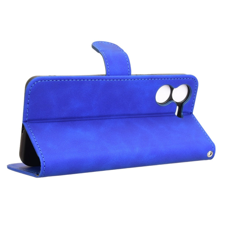For vivo iQOO Z9 5G Global Skin Feel Magnetic Flip Leather Phone Case