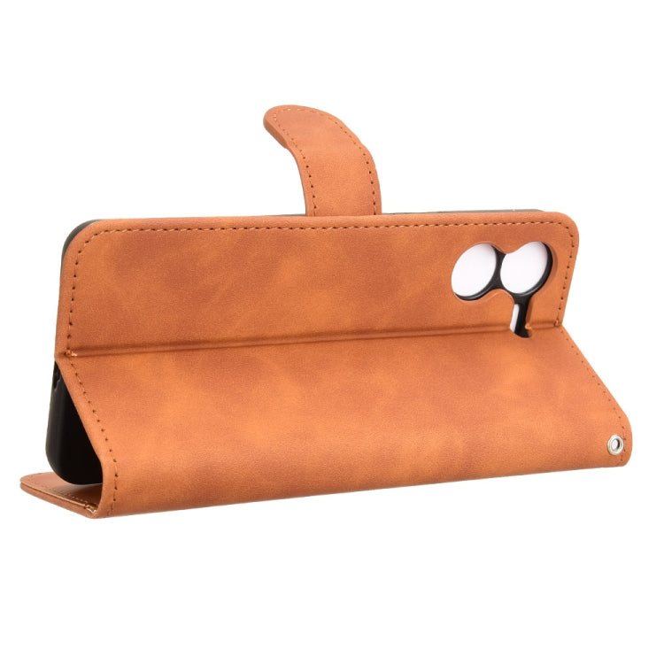 For vivo iQOO Z9 5G Global Skin Feel Magnetic Flip Leather Phone Case