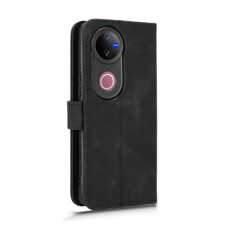 For vivo V50 Skin Feel Magnetic Flip Leather Phone Case