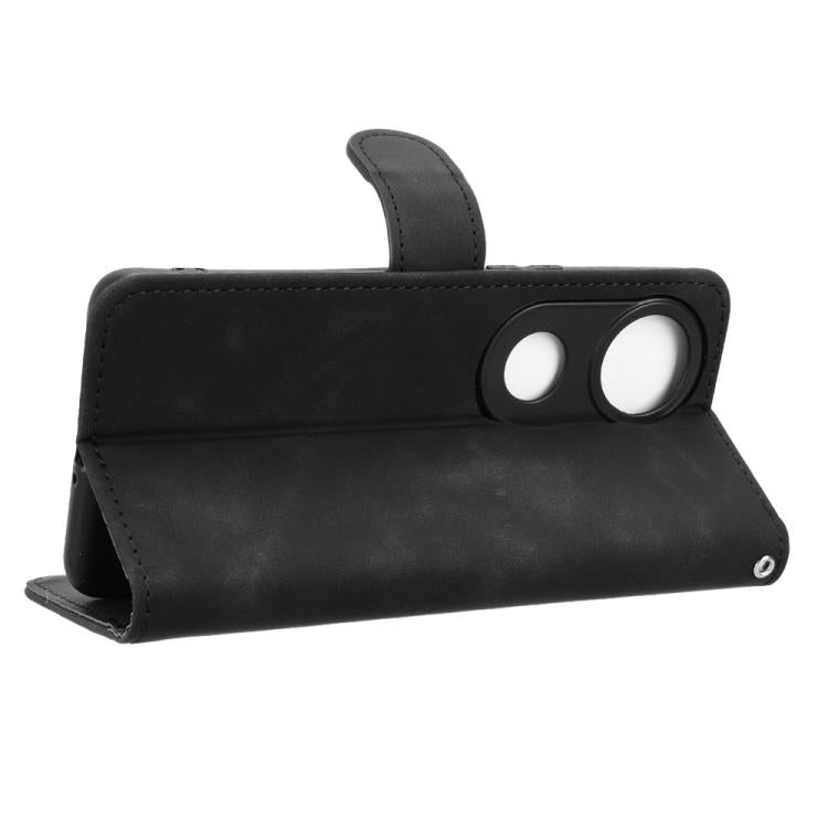 For vivo V50 Skin Feel Magnetic Flip Leather Phone Case