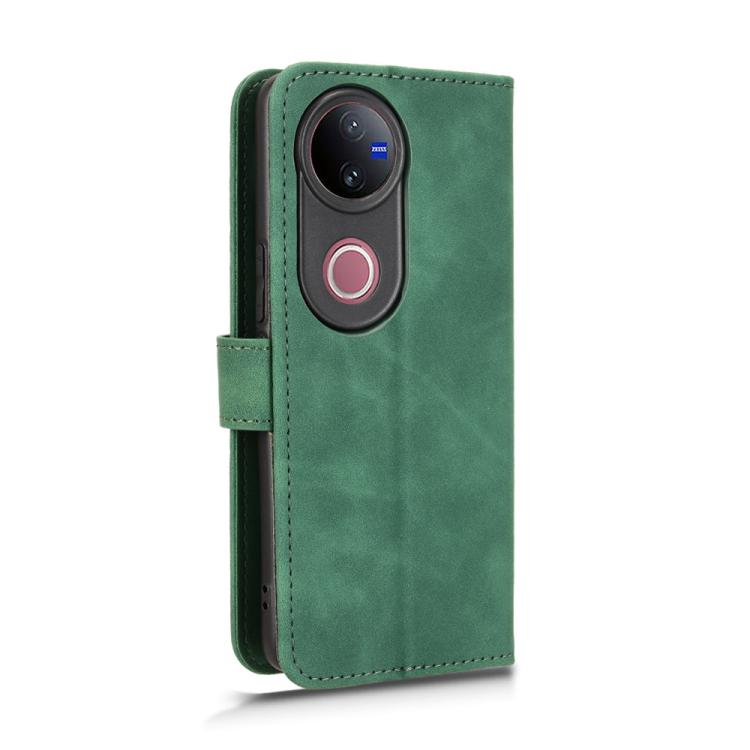 For vivo V50 Skin Feel Magnetic Flip Leather Phone Case
