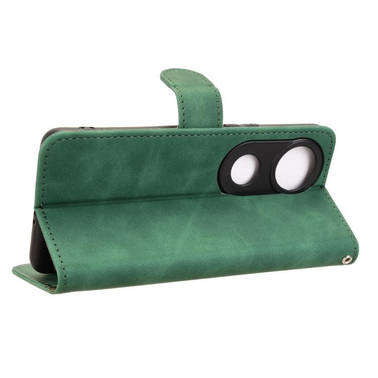 For vivo V50 Skin Feel Magnetic Flip Leather Phone Case