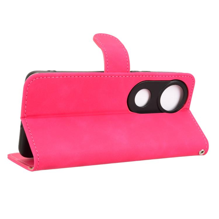 For vivo V50 Skin Feel Magnetic Flip Leather Phone Case