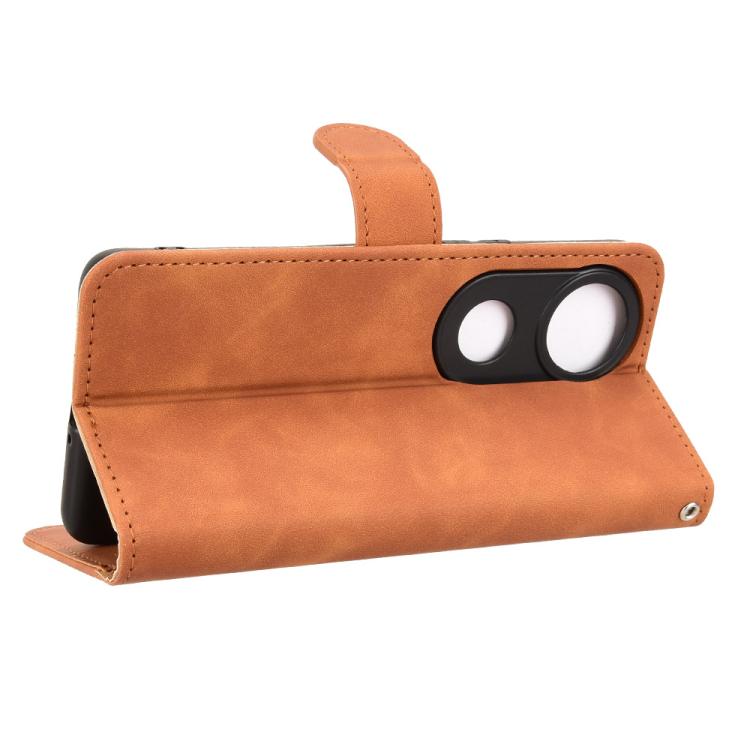 For vivo V50 Skin Feel Magnetic Flip Leather Phone Case