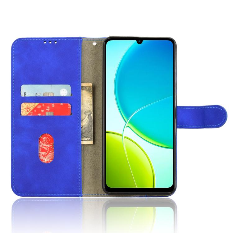 For vivo Y04 4G Skin Feel Magnetic Flip Leather Phone Case