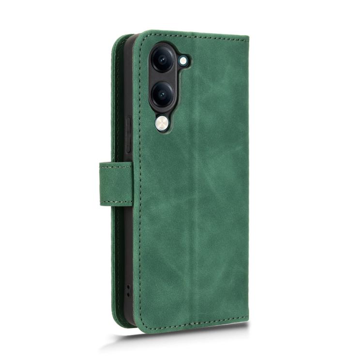 For vivo Y04 4G Skin Feel Magnetic Flip Leather Phone Case