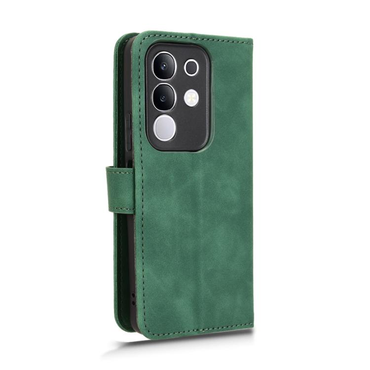 For vivo Y29 4G Global Skin Feel Magnetic Flip Leather Phone Case