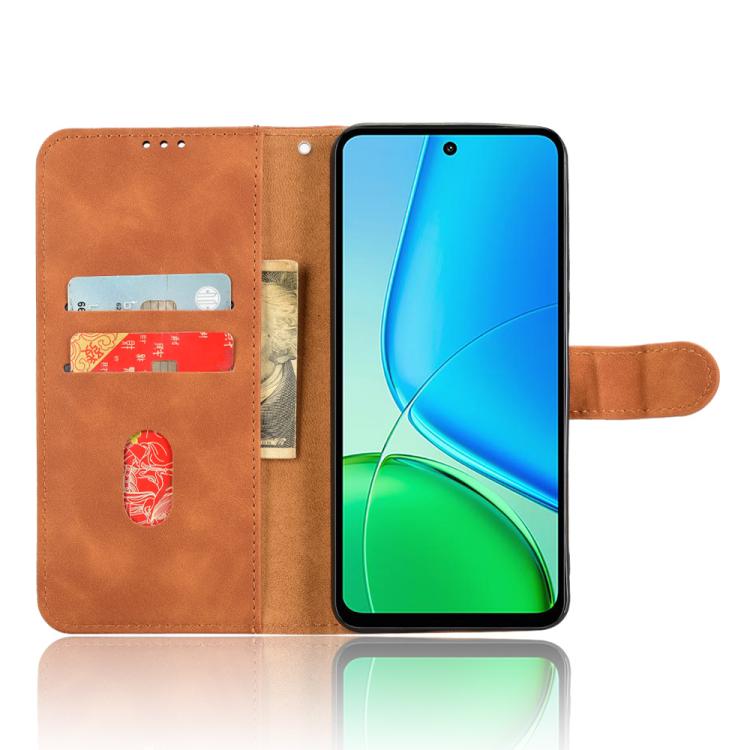For vivo Y29 4G Global Skin Feel Magnetic Flip Leather Phone Case