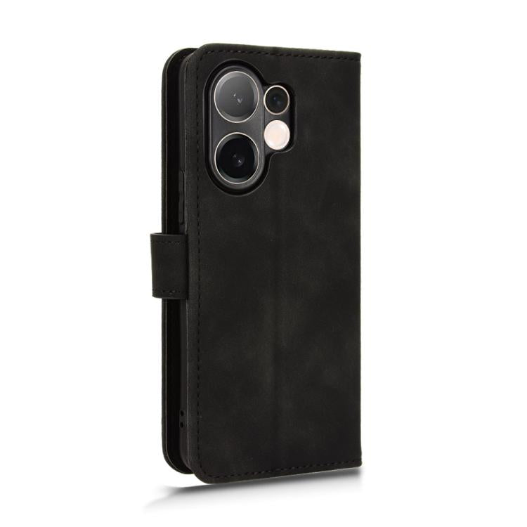 For vivo V60 5G Skin Feel Magnetic Flip Leather Phone Case