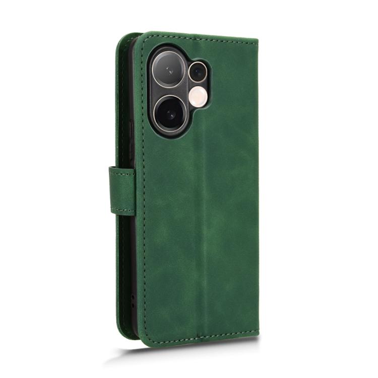 For vivo V60 5G Skin Feel Magnetic Flip Leather Phone Case