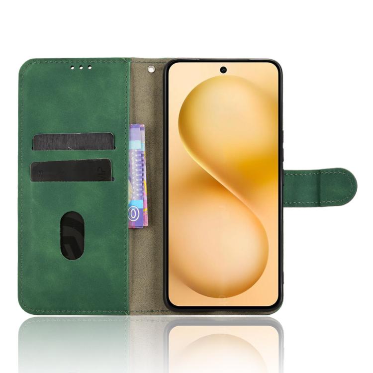 For vivo V60 5G Skin Feel Magnetic Flip Leather Phone Case